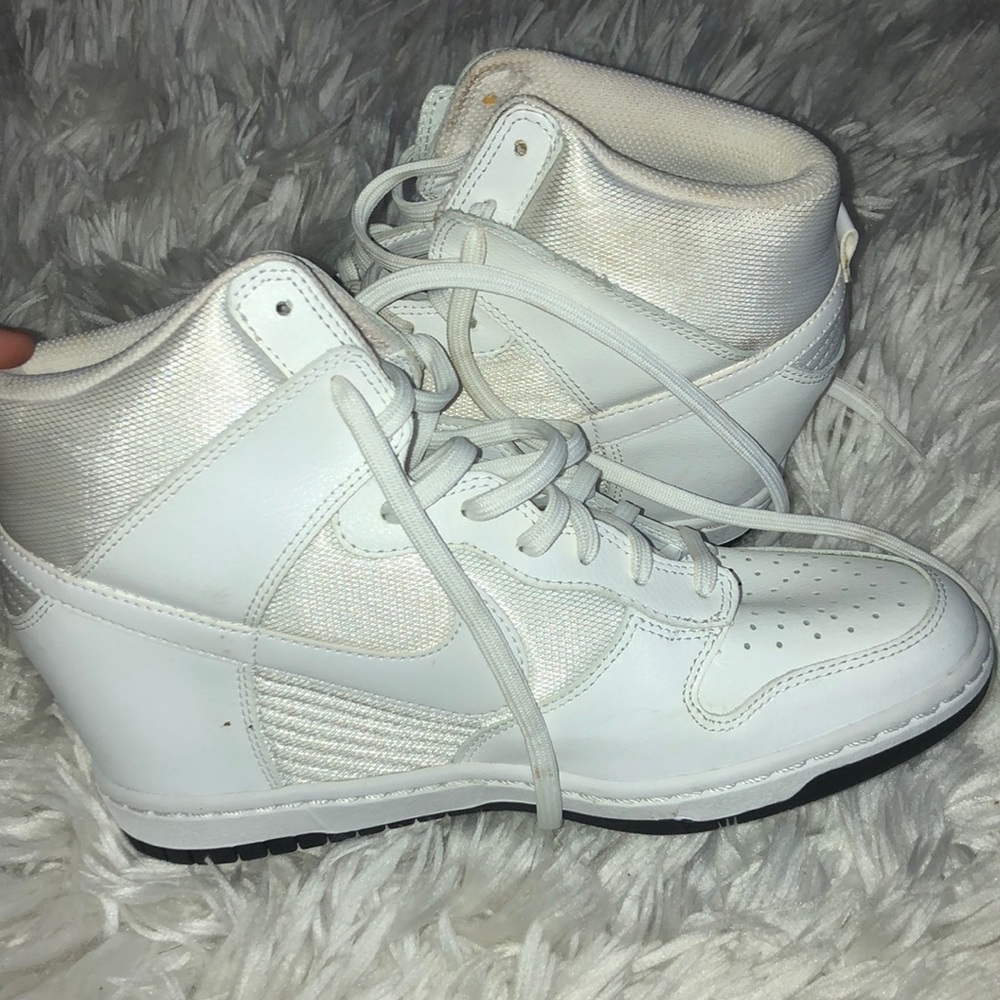 Nike hightop sneaker wedges